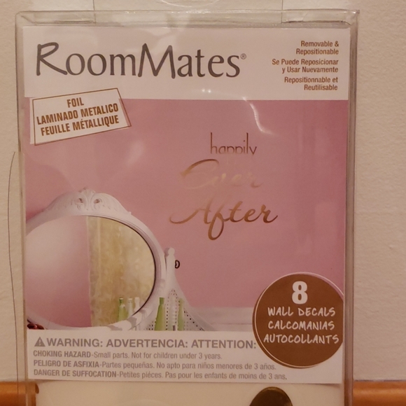 2 for$5 🚀 Peel & Stick Happily Ever After Gold Wall Decal - Picture 1 of 6